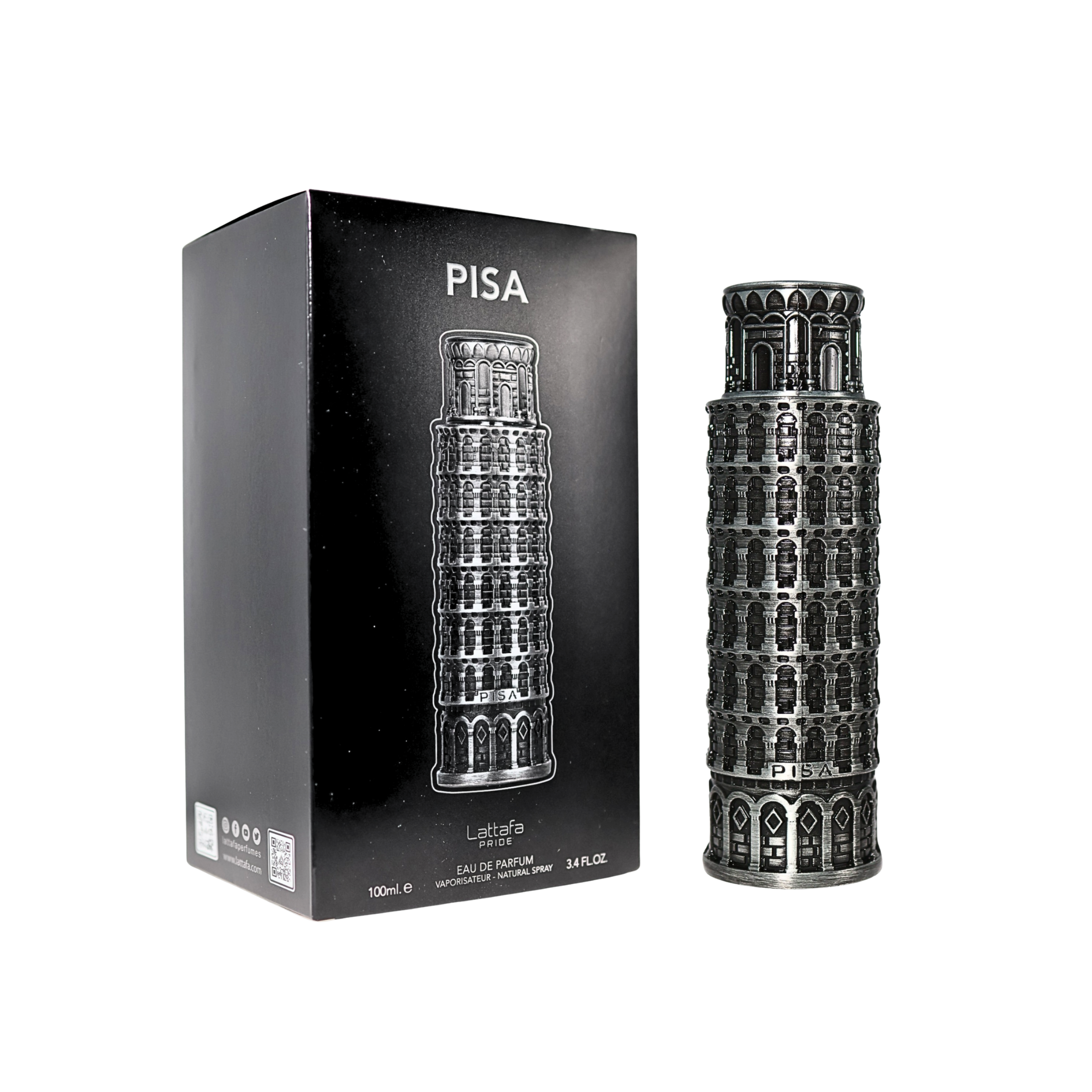 LATTAFA PRIDE PISA EAU DE PARFUM 3.4 FL.OZ