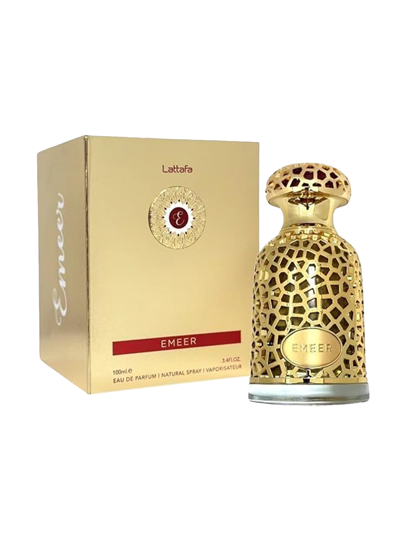 香水(男性用) Lattafa Emeer Lattafa Emeer Eau De Parfum 3.4FL.OZ For Unisex
