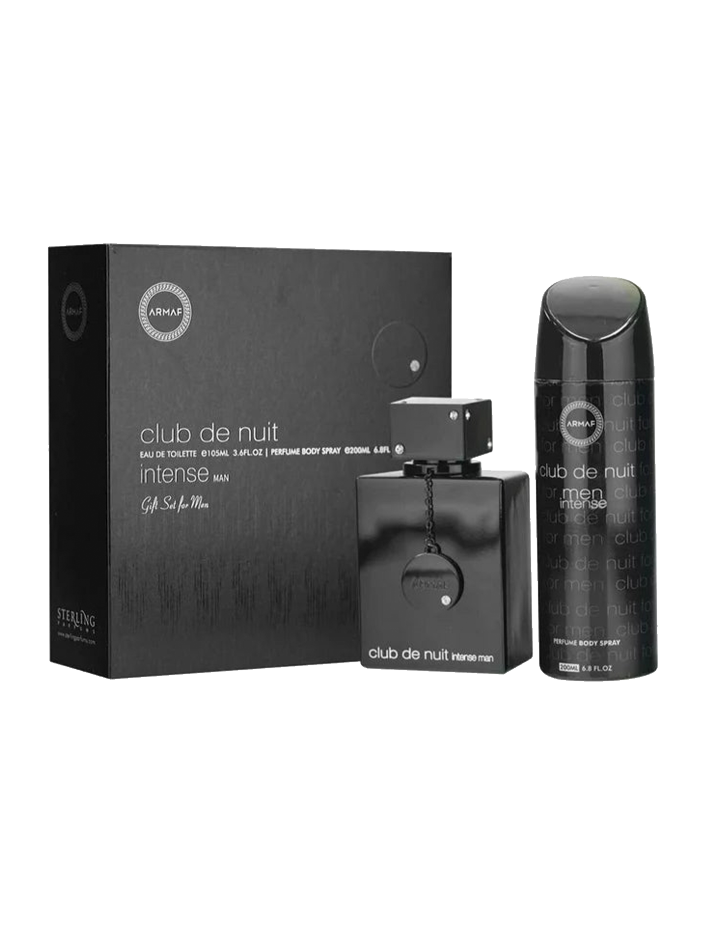 Armaf Club Nuit Intense Eau De Parfum Gift Set 3.6/6.8FL.OZ For Men