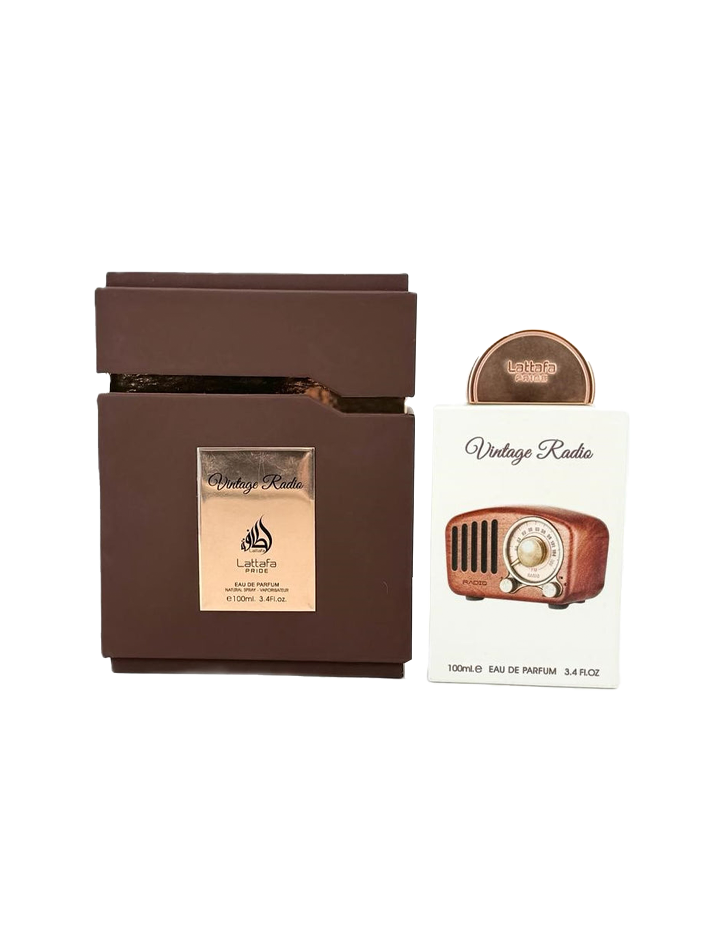 Lattafa Pride Vintage Radio Eau De Parfum 3.4 FL.OZ For Unisex