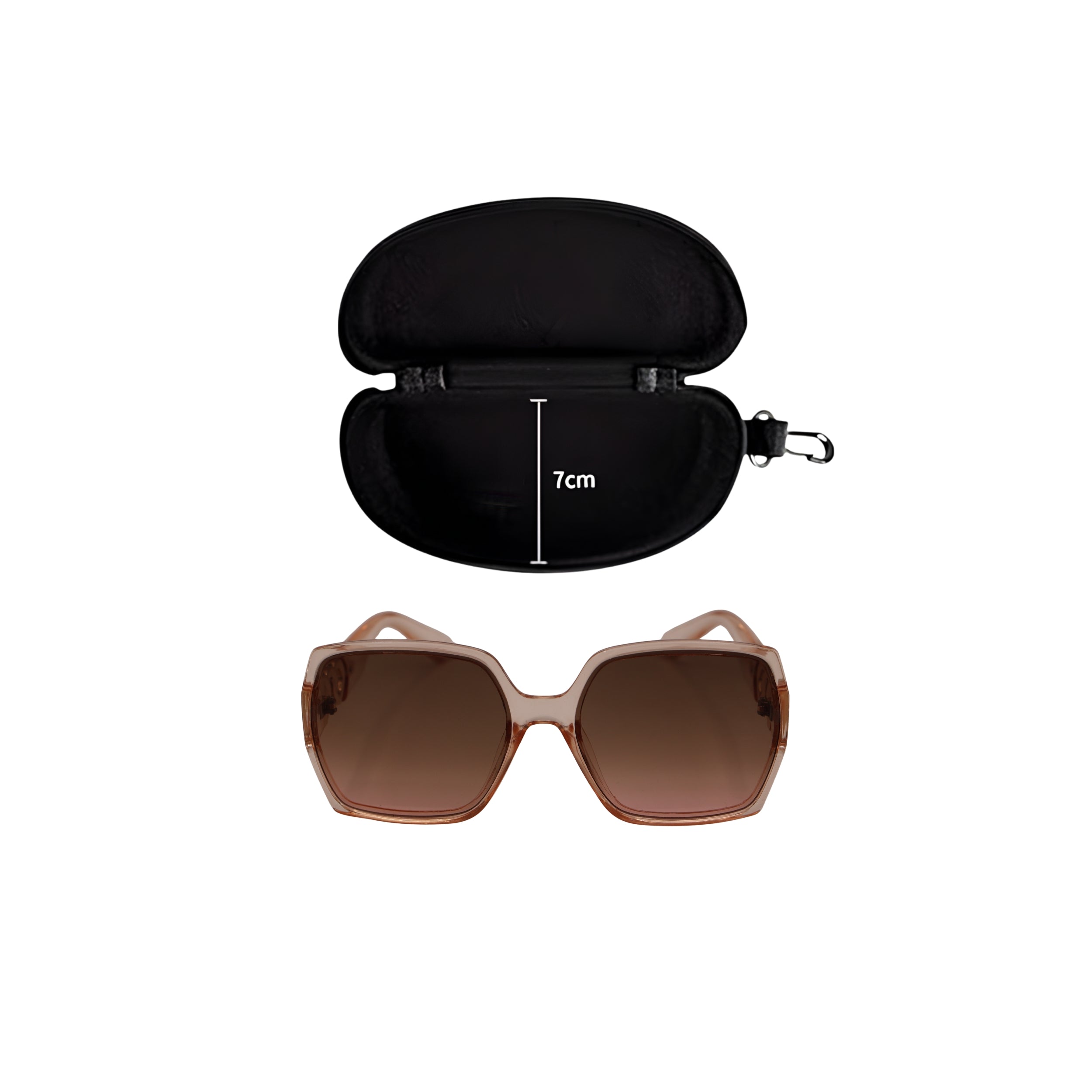 GAFAS DE SOL CUADRADAS ORO ROSA CLARO SUN179 F3134