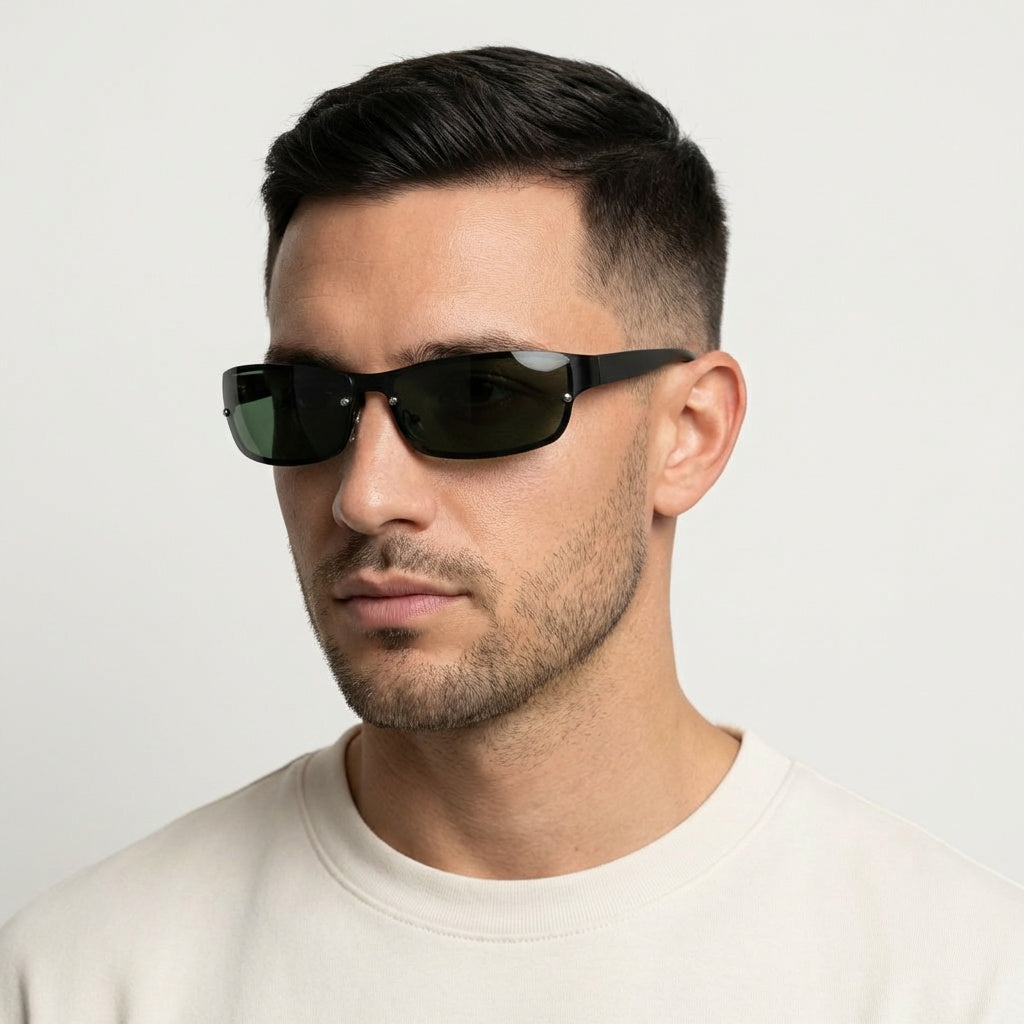 SPORT BLACK SUNGLASSES SUN119 J3165