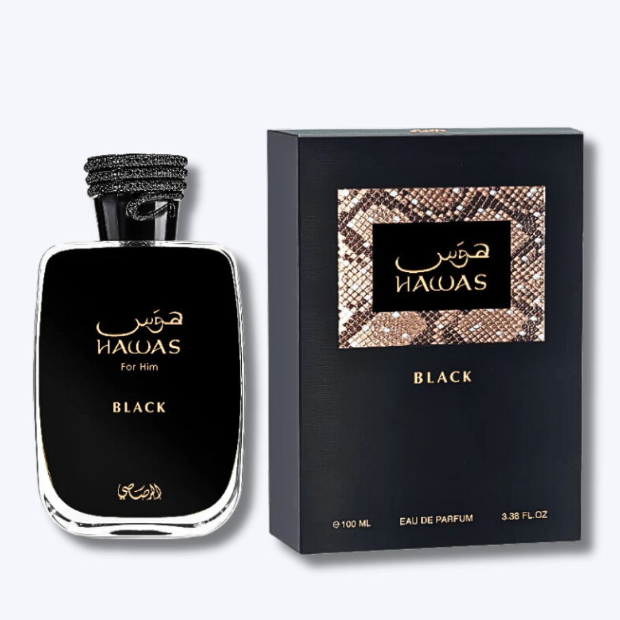 Rassasi Hawas Black For Him Eau De Parfum 3.38FL.OZ For Men
