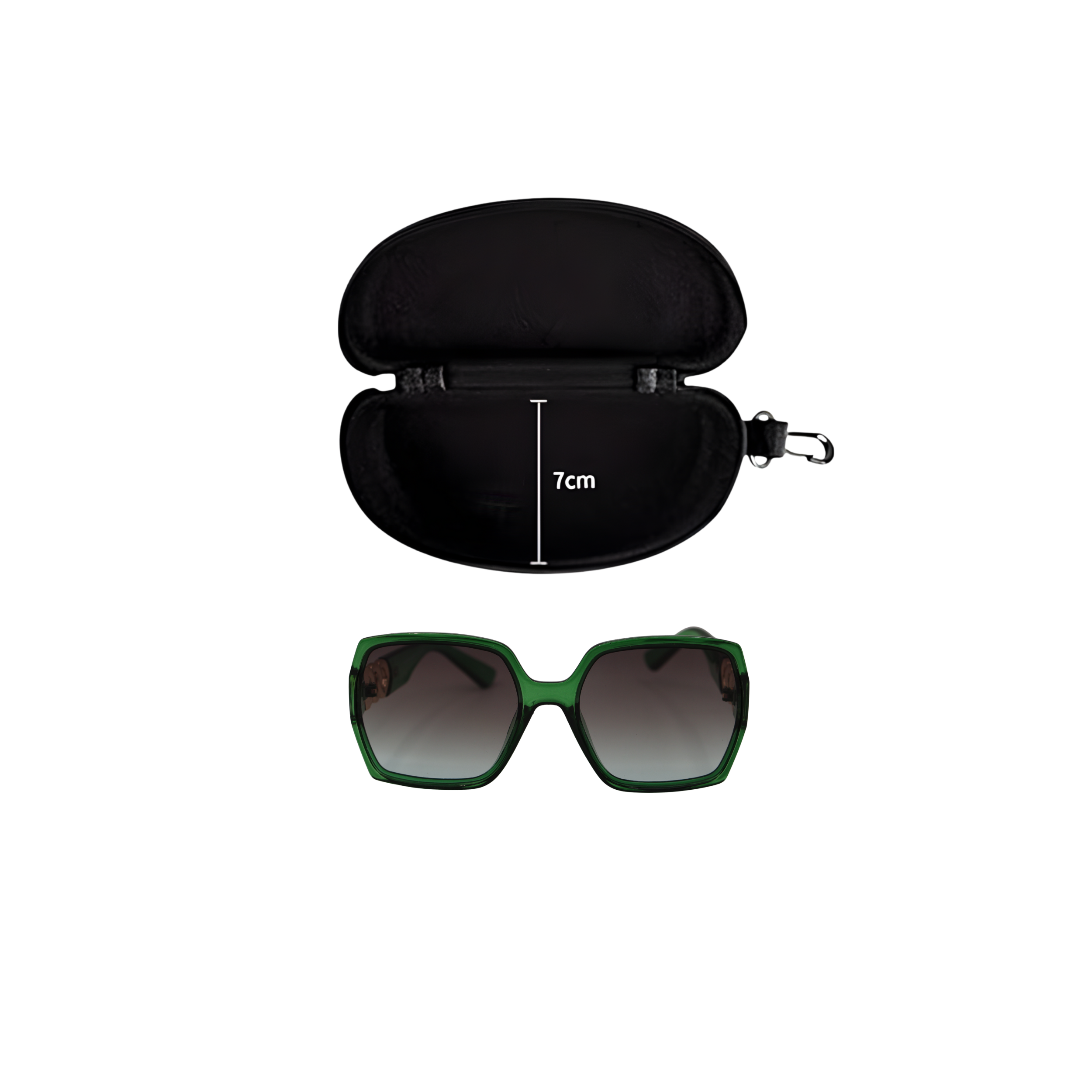 GAFAS DE SOL CUADRADAS VERDE OSCURO SUN180 F3134