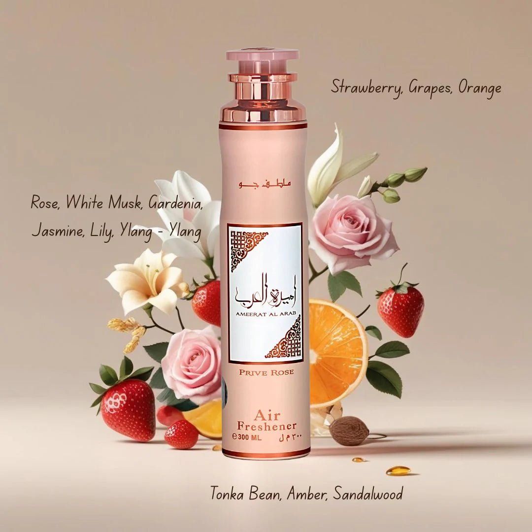 Lattafa Ameerat Al Arab Prive Rose Air Freshner 10FL.OZ