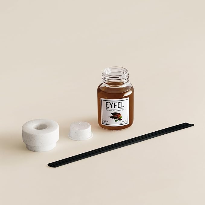 DIFUSOR DE CARRIL EYFEL CON AROMA A CACAO (KAKAO) 120 ml