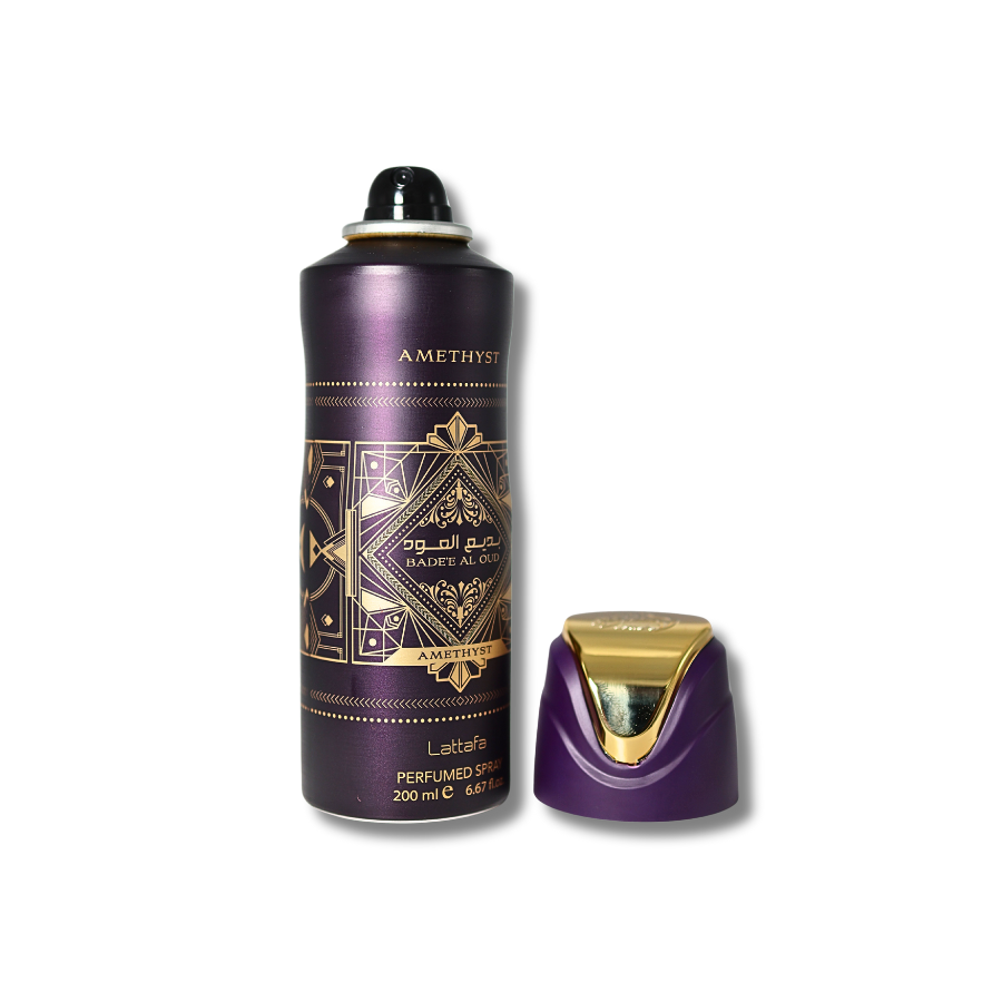 Lattafa Bade'e Al Oud Amethyst Deodorant Body Spray- 6.67FL.OZ