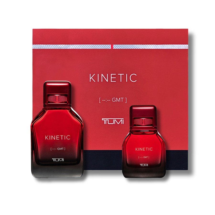 Tumi Kinetic Gift Set Eau De Parfum 6.8FL.OZ & 1.0FL.OZ For Men