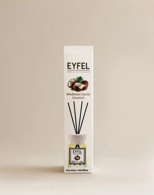 DIFUSOR DE Caña EYFEL AROMA DE COCO (HİNDİSTAN CEVİZİ) 4.00FL.OZ | 120ML
