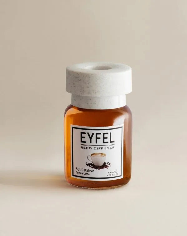 DIFUSOR DE CAÑAS EYFEL AROMA DE CAFÉ (SÜTLÜ KAHVE) 4.00FL.OZ | 120ML