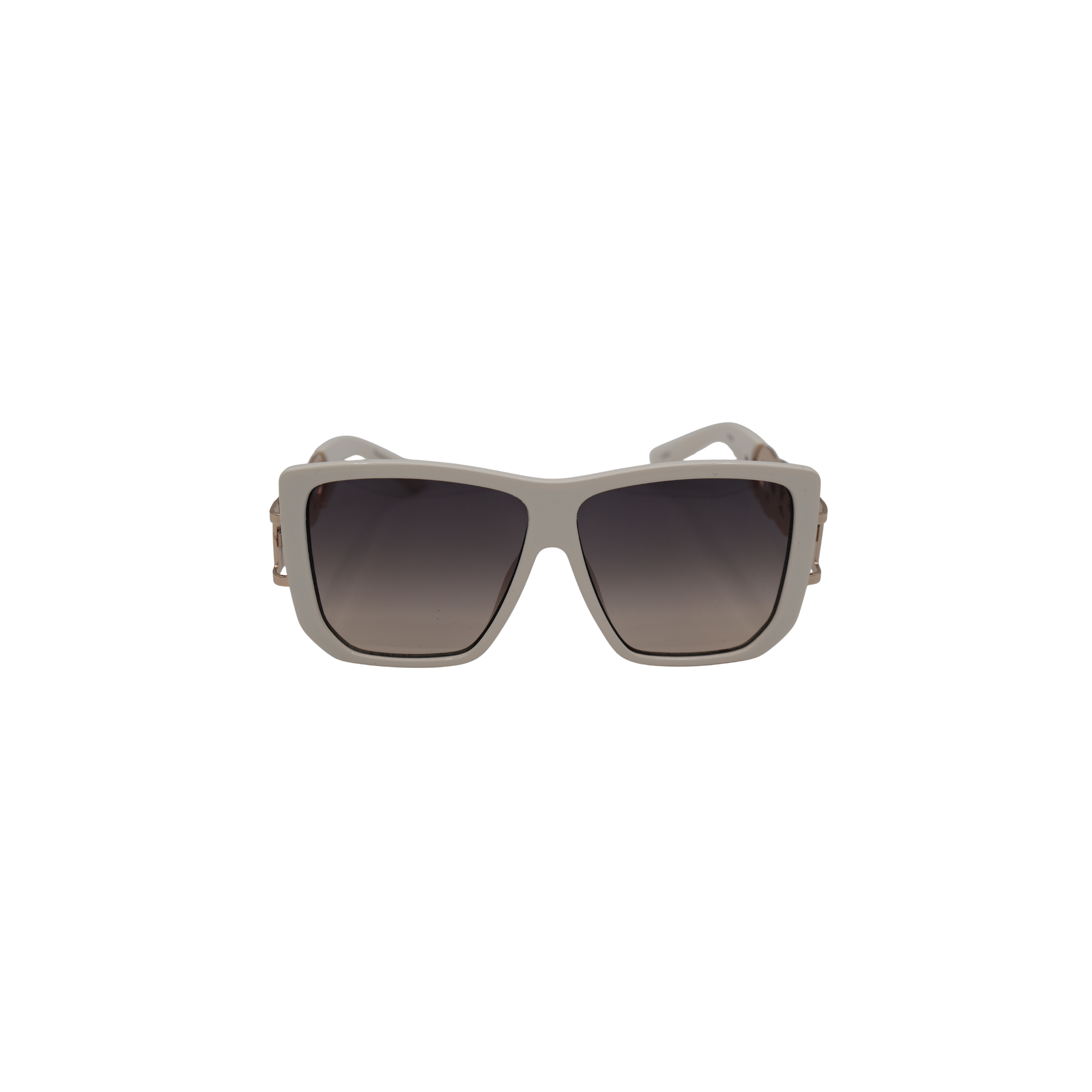 SQUARE WHITE SUNGLASSES SUN183 F3133