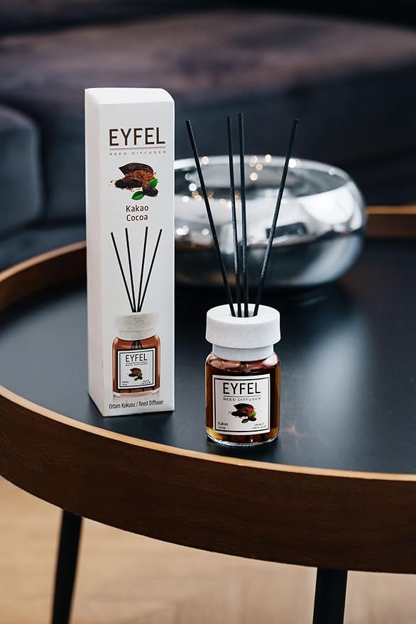 DIFUSOR DE CARRIL EYFEL CON AROMA A CACAO (KAKAO) 120 ml