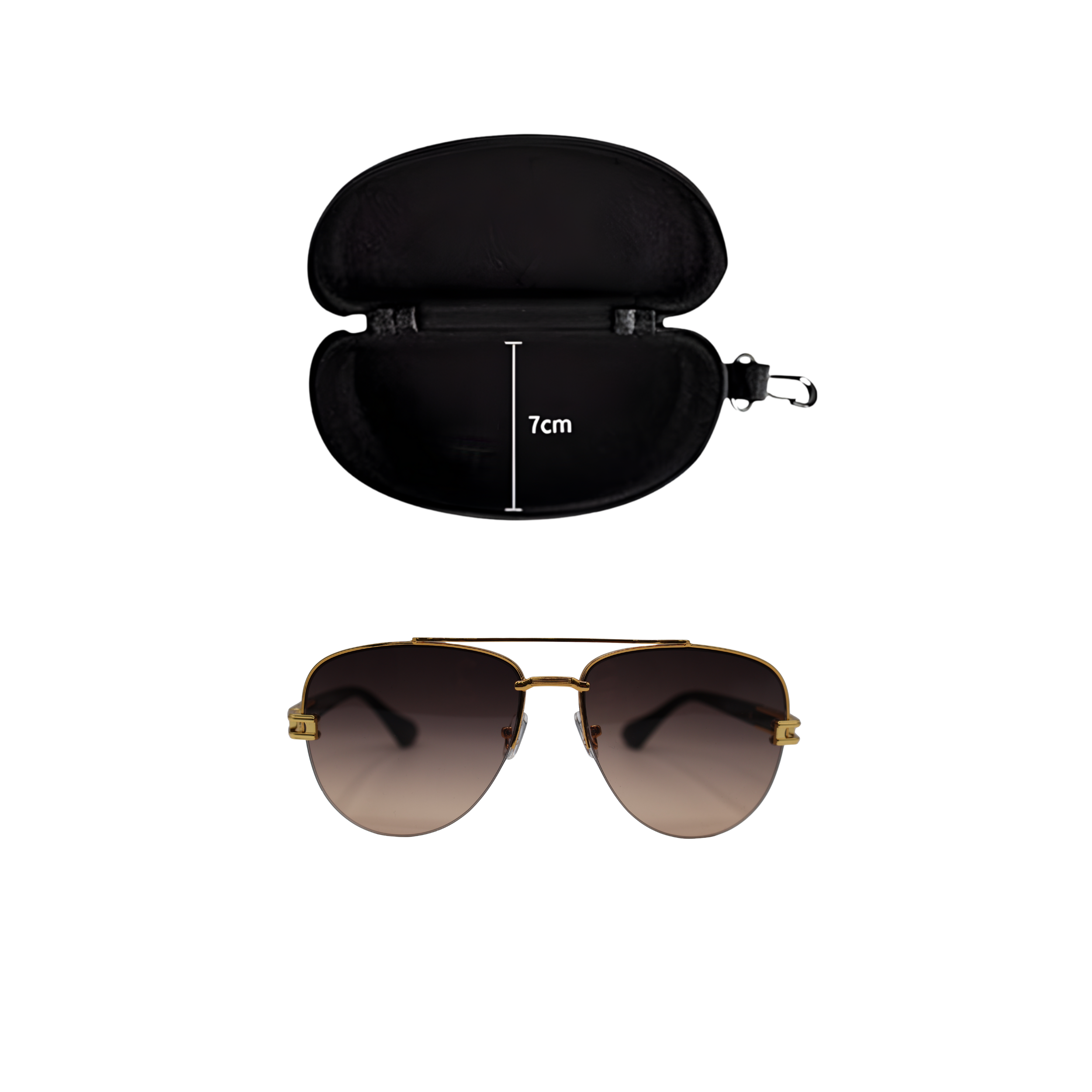 AVIATOR BROWN SUNGLASSES SUN192 J3051