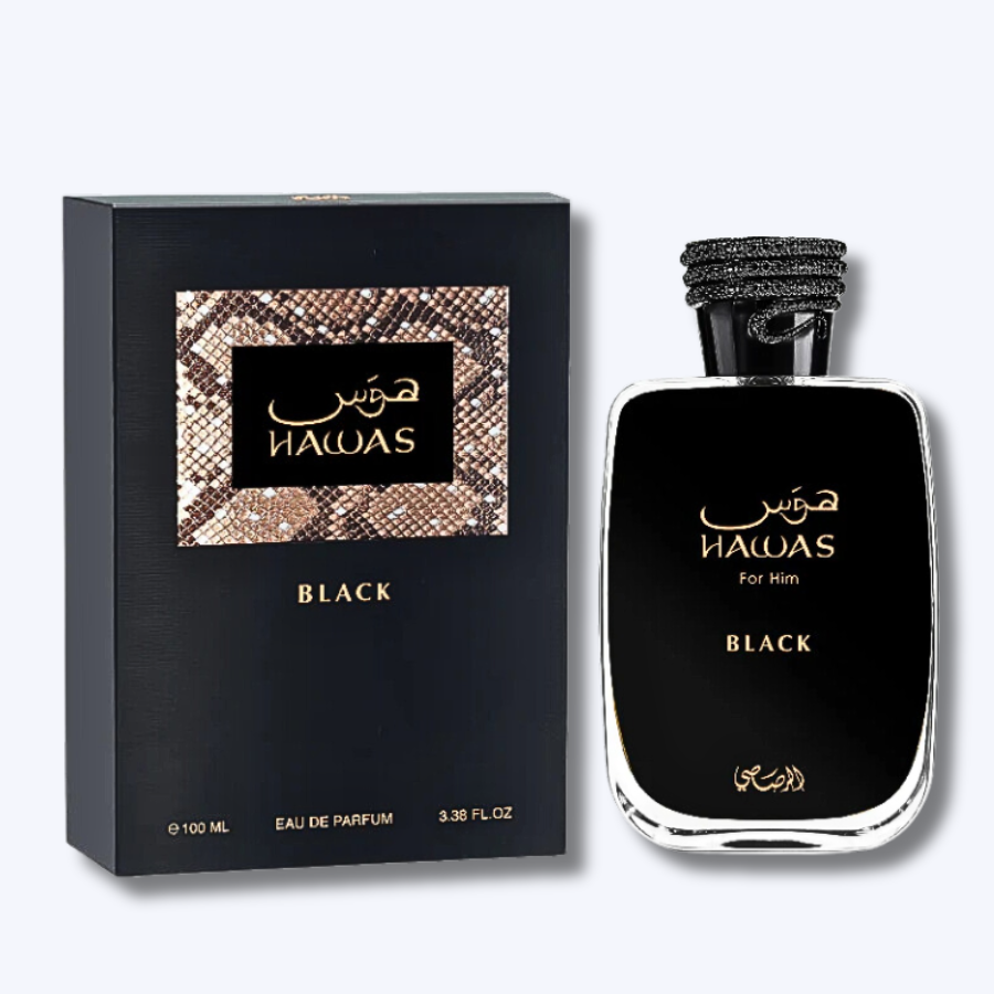 Rassasi Hawas Black For Him Eau De Parfum 3.38FL.OZ For Men