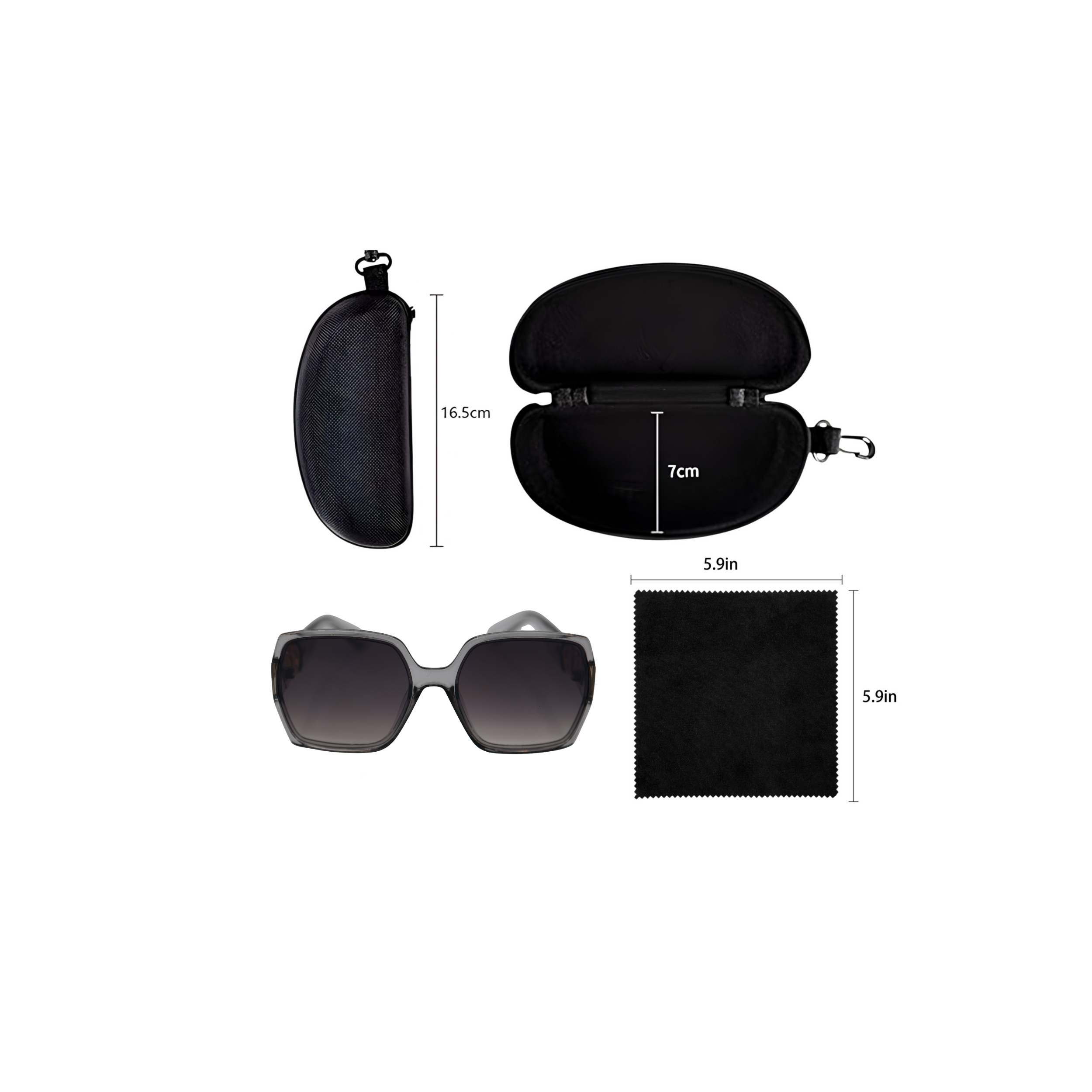 GAFAS DE SOL COLOR NEGRO CLARO SUN178 F3134