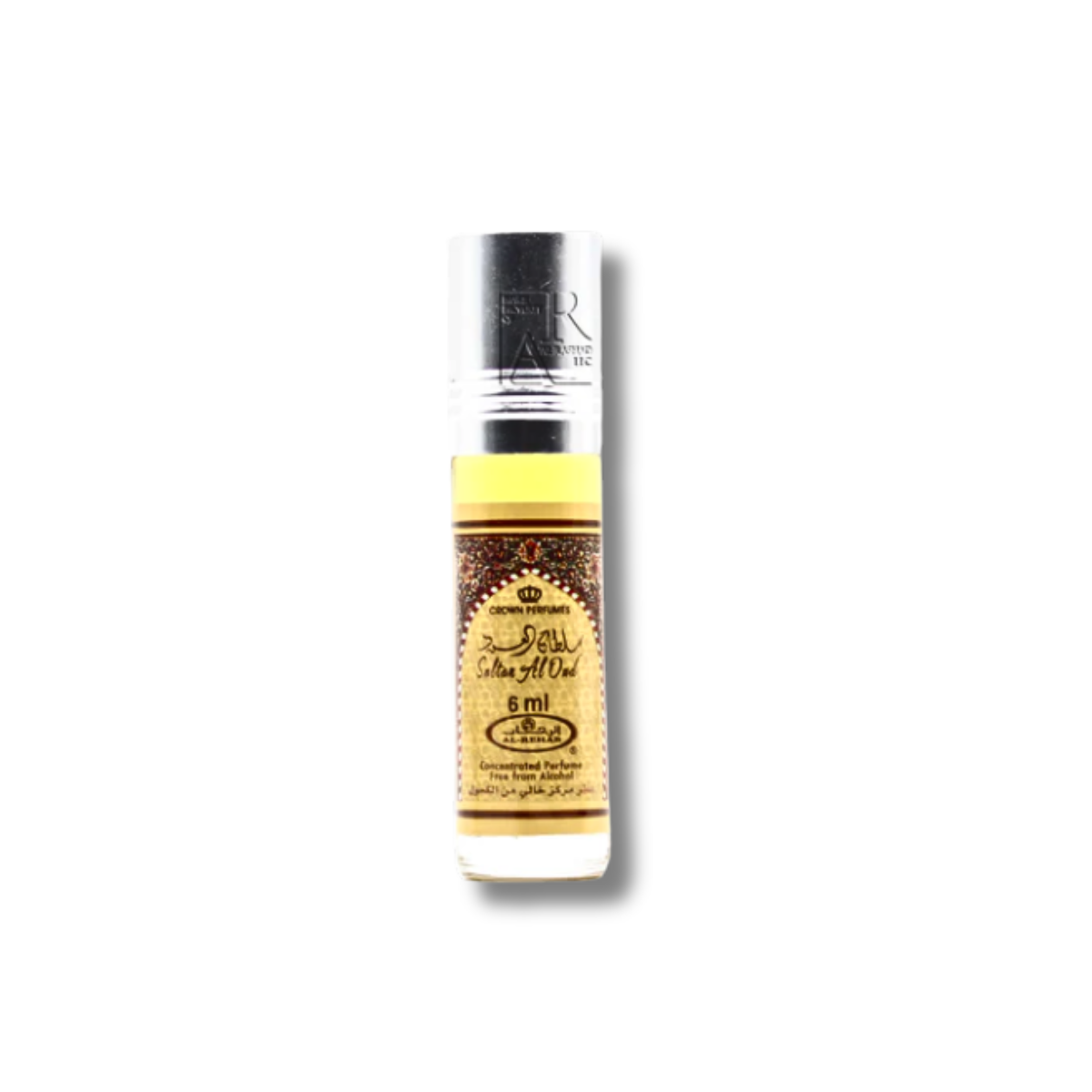 Al Rehab Sultan Al Oud Roll On Perfume 6Pcs x 0.2FL.OZ For Unisex