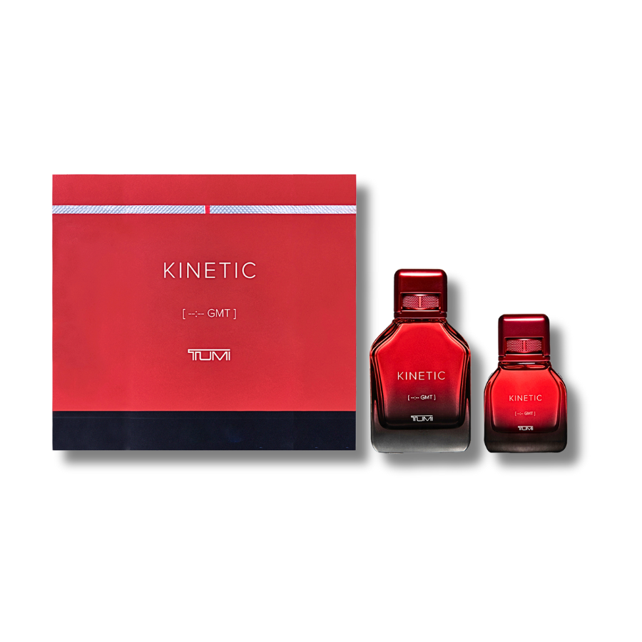 Tumi Kinetic Gift Set Eau De Parfum 6.8FL.OZ & 1.0FL.OZ For Men