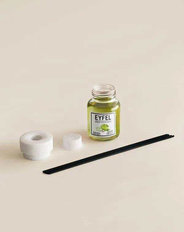 DIFUSOR DE Caña EYFEL AROMA A MANZANA VERDE (YEŞİL ELMA) 4.00FL.OZ | 120ML