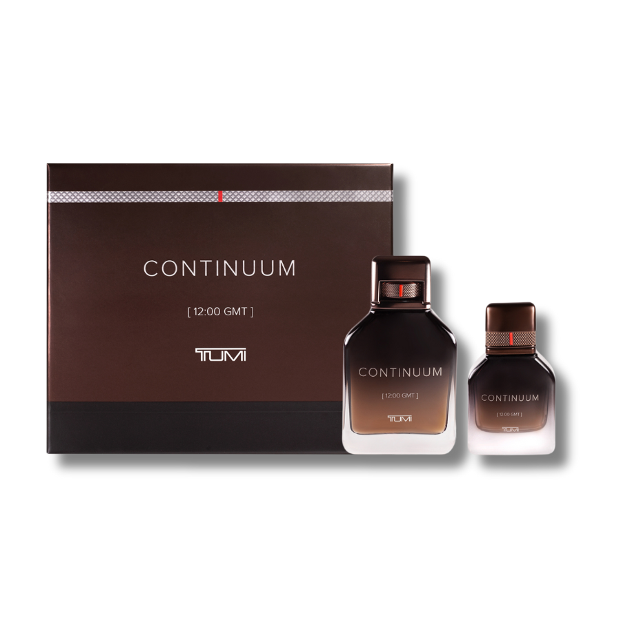 Tumi Continuum Gift Set Eau De Parfum 3.4 & 1.0FL.OZ For Men