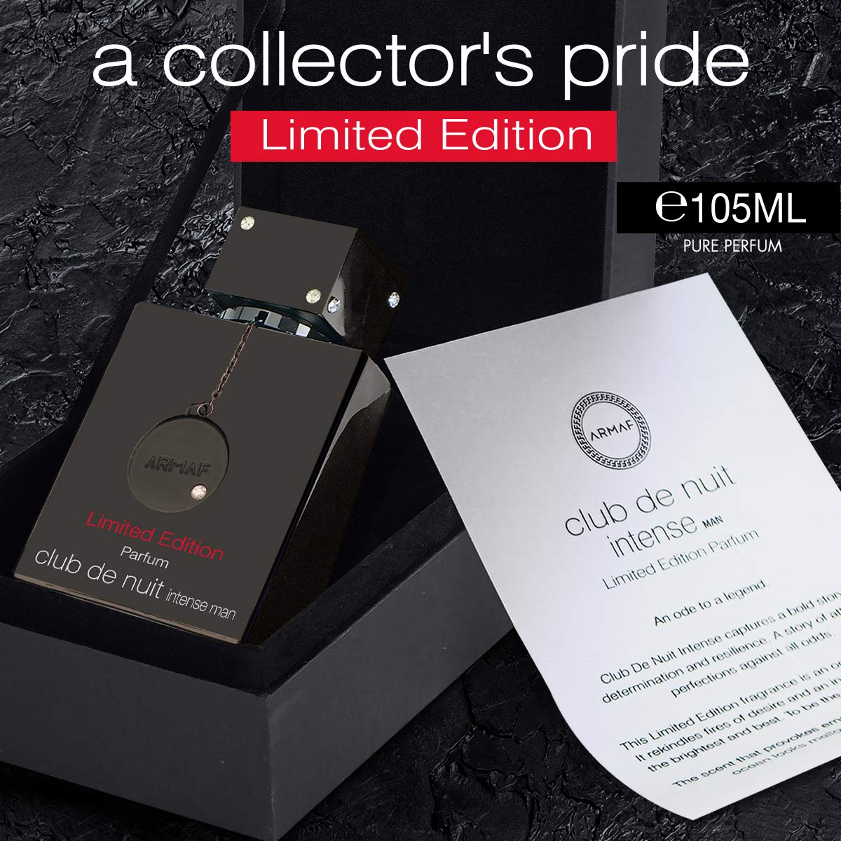 Armaf Club De Nuit Intense Men Collector's Pride Limited Edition Parfum 3.6Fl OZ For Men
