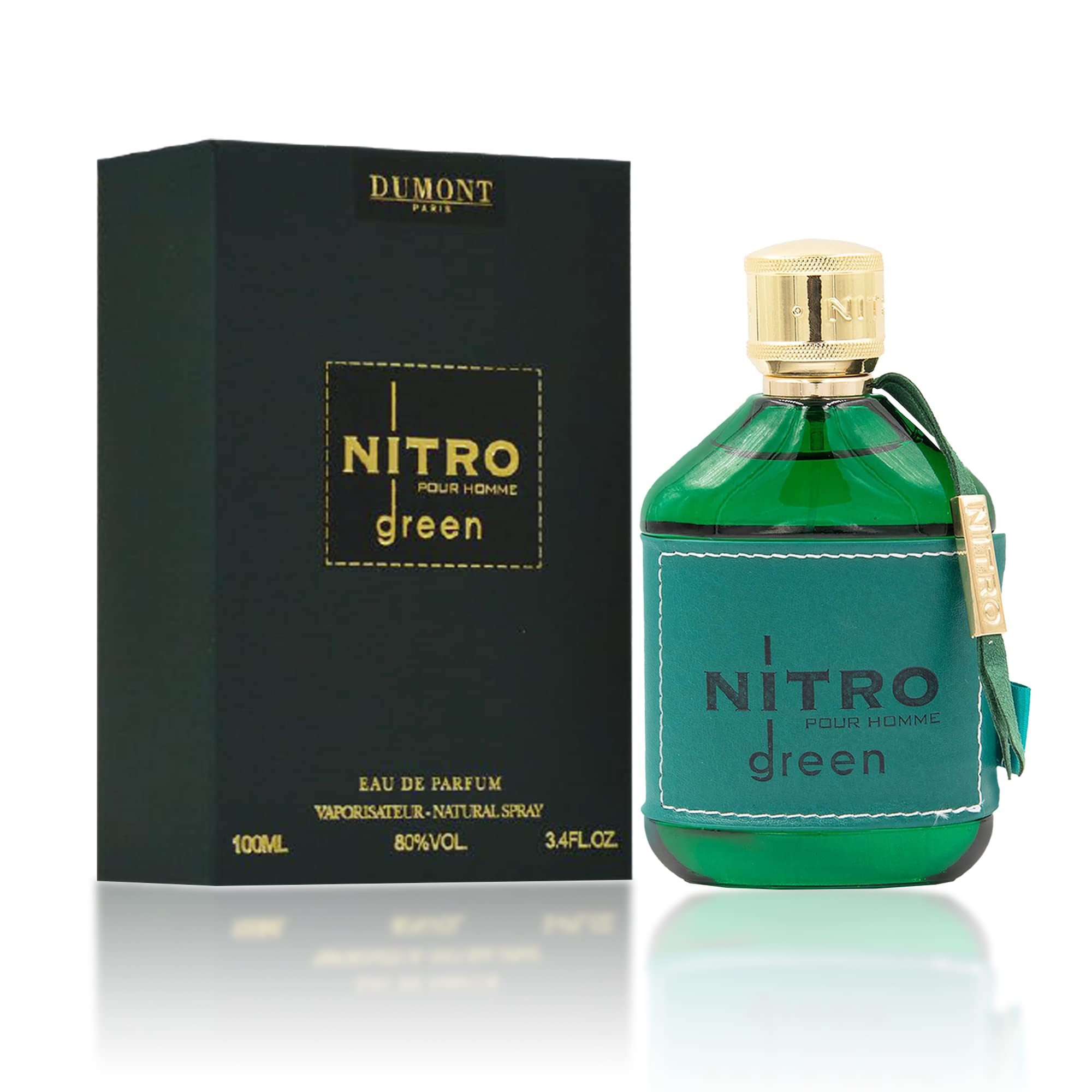 Dumont Nitro Green Eau De Parfum 3.4FL.OZ para hombres