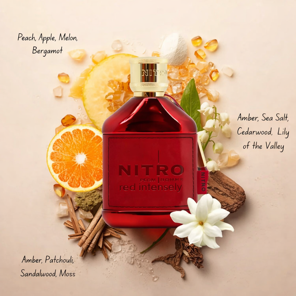 DUMONT PARIS NITRO RED INTENSELY POUR HOMME EXTRAIT DE PARFUM 3.4FL.OZ | 100ML