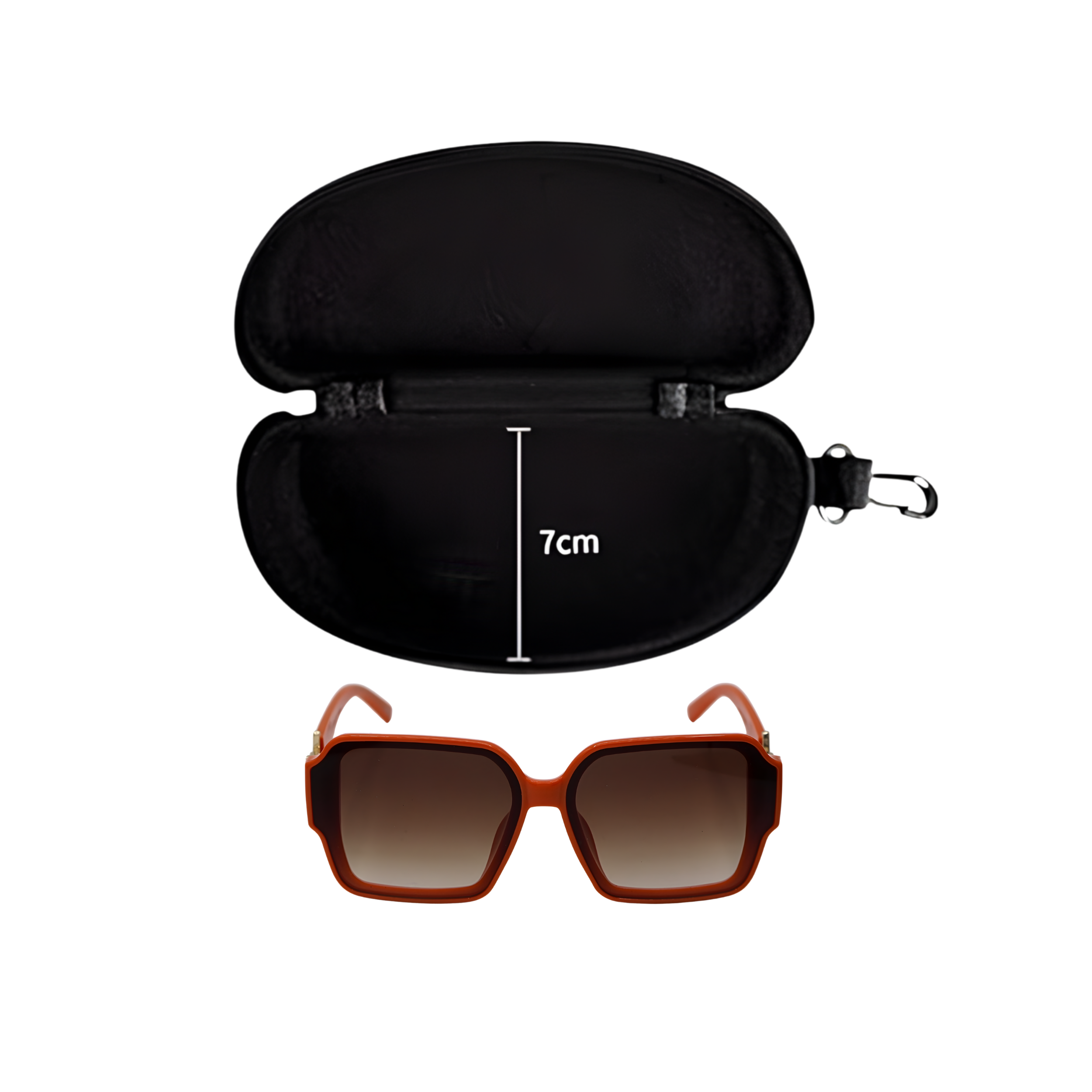 GAFAS DE SOL CUADRADAS NARANJAS SUN107 F3017