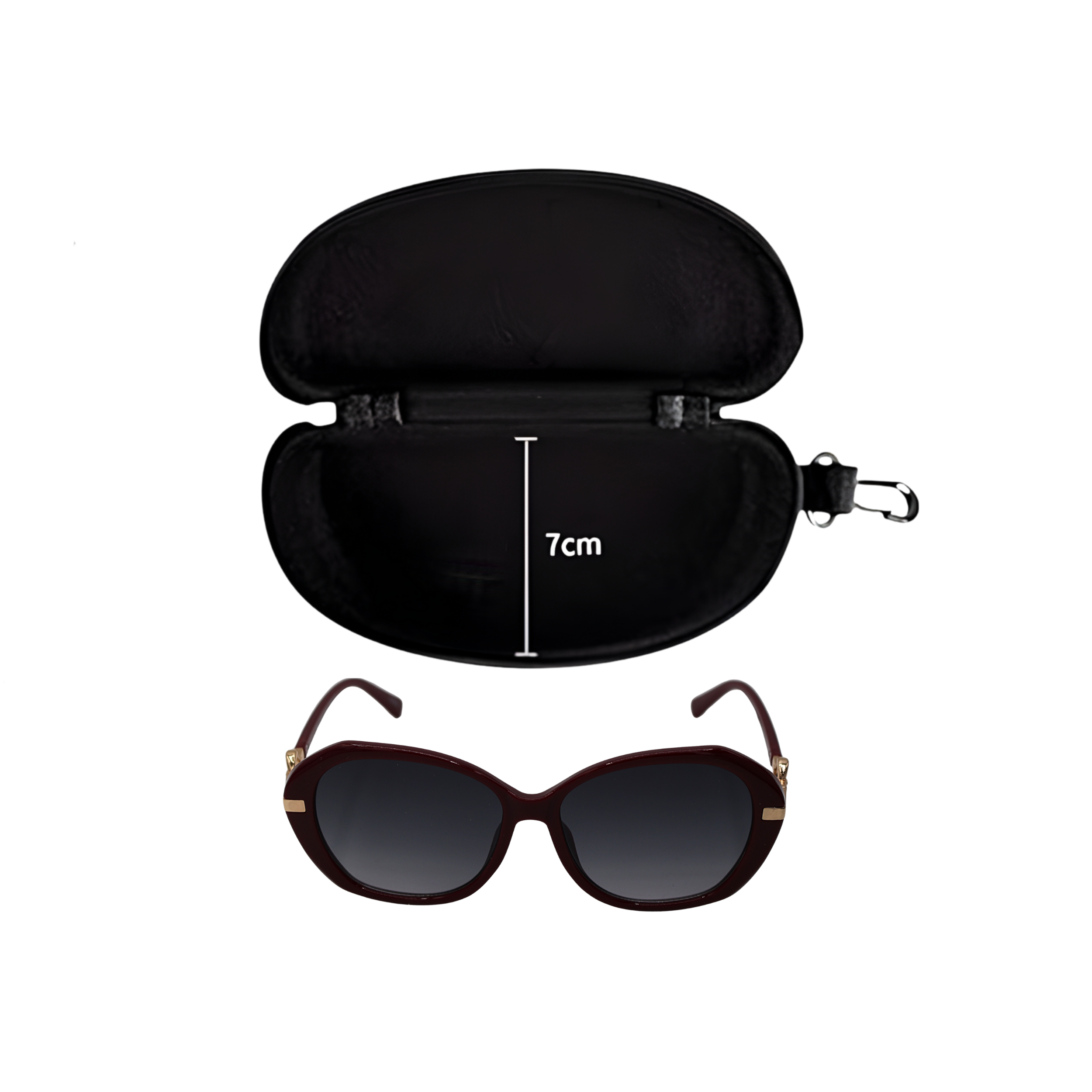 SUNGLASS MAROON COLOR SUN111 F3036