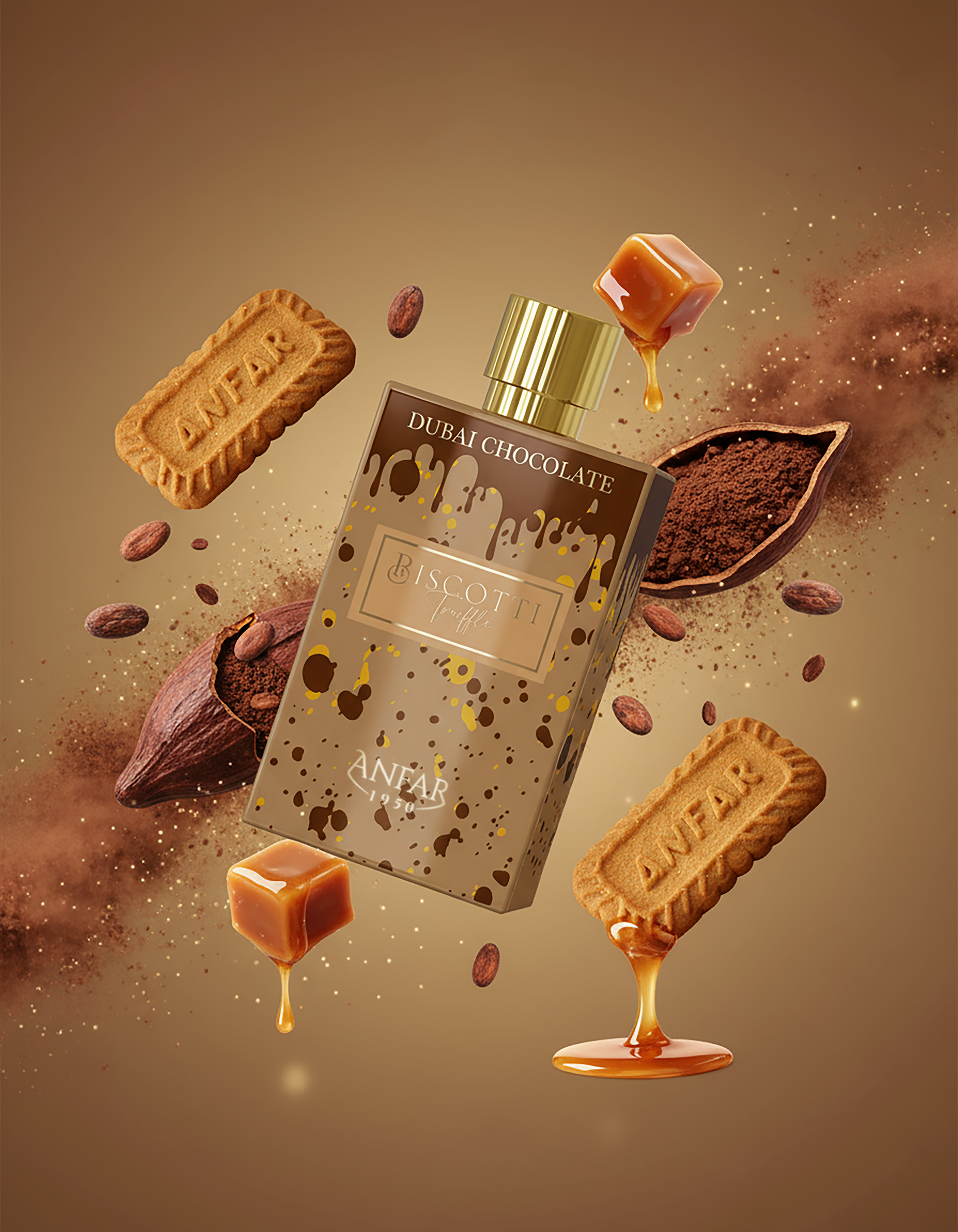 Anfar 1950 Biscotti Truffle Dubai Chocolate Extrait De Parfum
