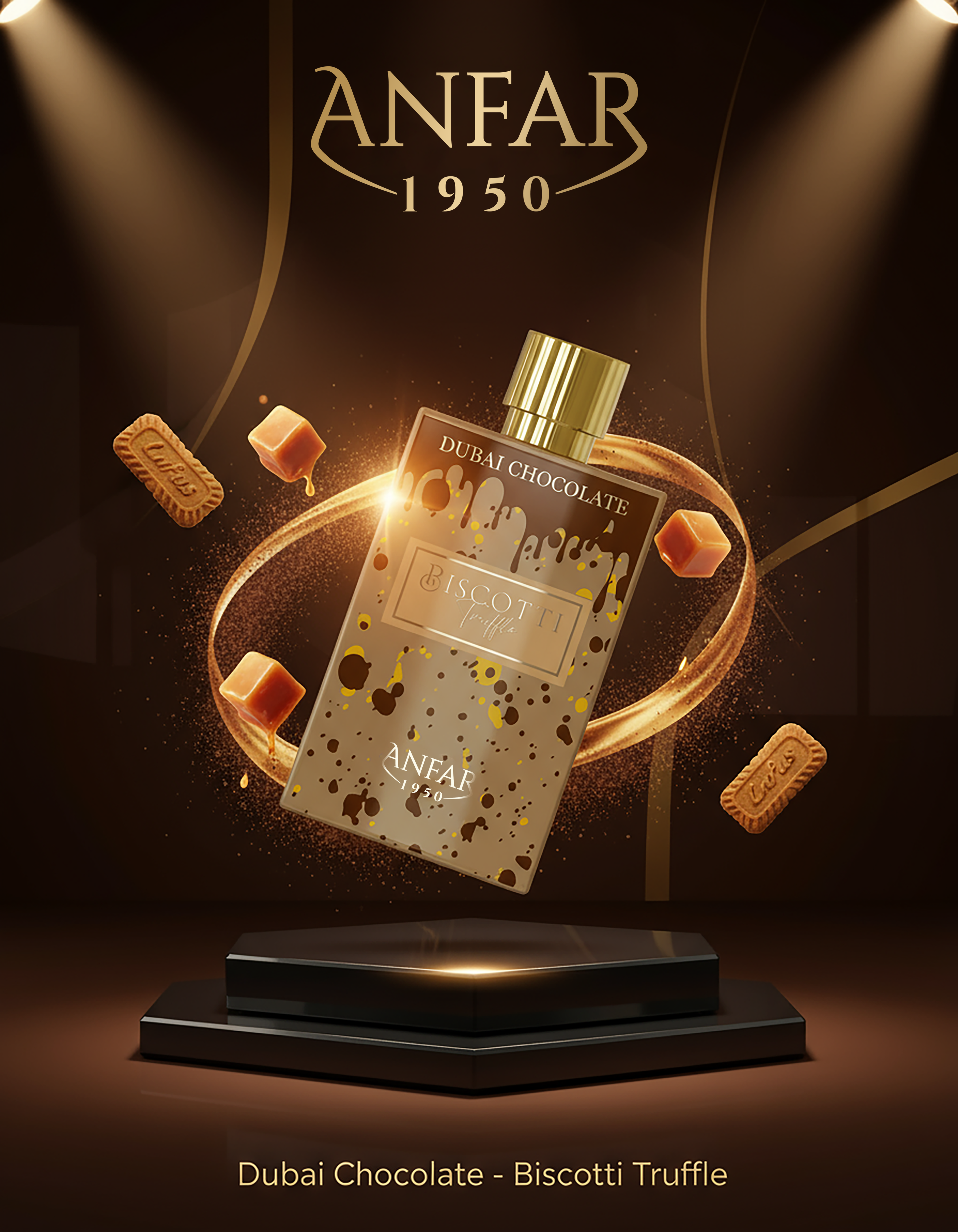 Anfar 1950 Biscotti Truffle Dubai Chocolate Extrait De Parfum