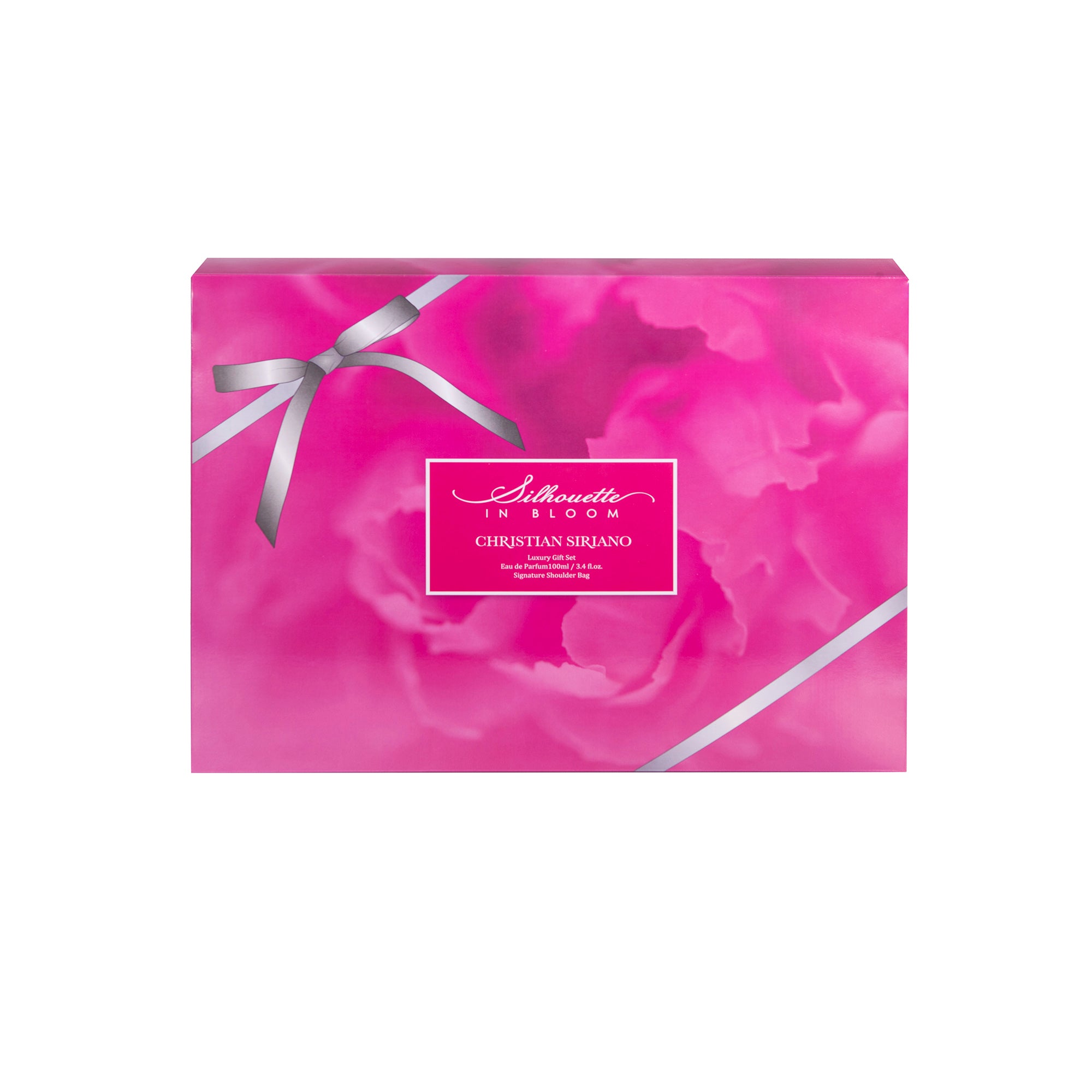 Christian Siriano Silhouette In Bloom 2 Gift Set Eau De Parfum 3.4FL.OZ with Pink Tote Bag For Women
