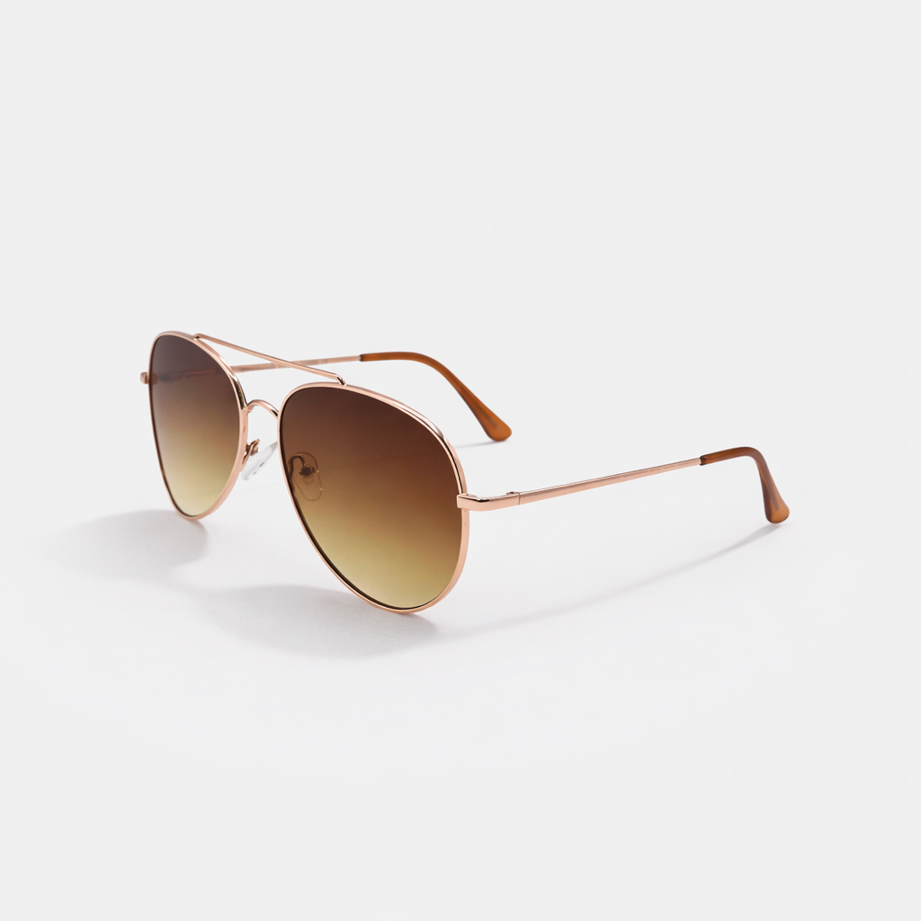 AVIATOR BROWN SUNGLASSES SUN156 J3044