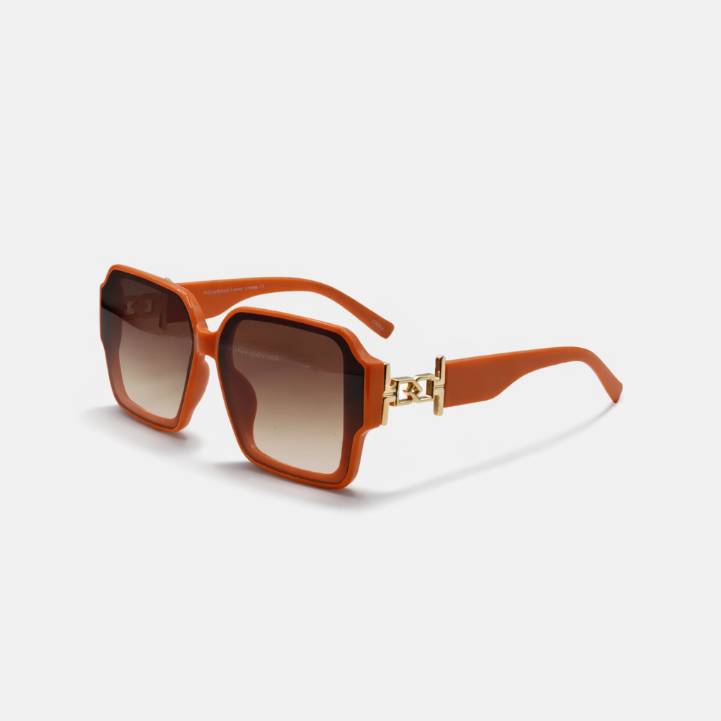 GAFAS DE SOL CUADRADAS NARANJAS SUN107 F3017