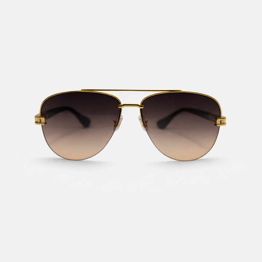 AVIATOR BROWN SUNGLASSES SUN192 J3051