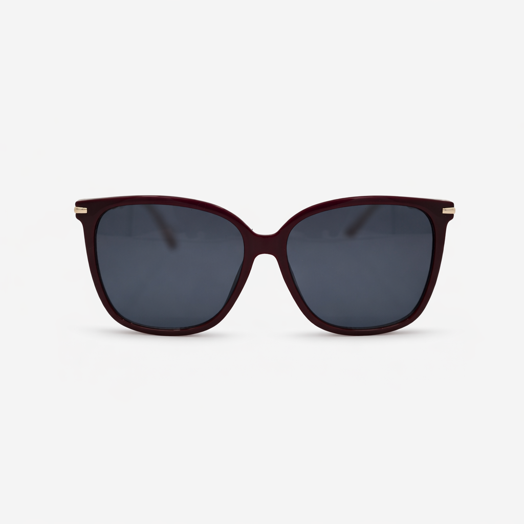 GAFAS DE SOL CUADRADAS SUAVES GRANATE SUN149 F3010