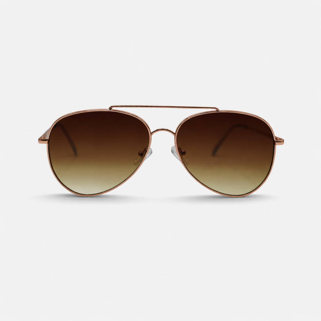 AVIATOR BROWN SUNGLASSES SUN156 J3044