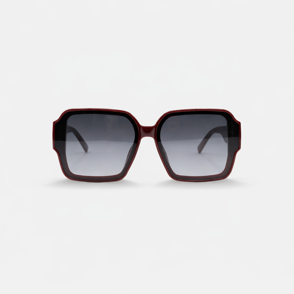 GAFAS DE SOL CUADRADAS GRANATE SUN106 F3017