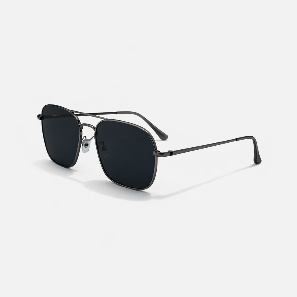 AVIATOR BLACK SUNGLASSES SUN121 J3046