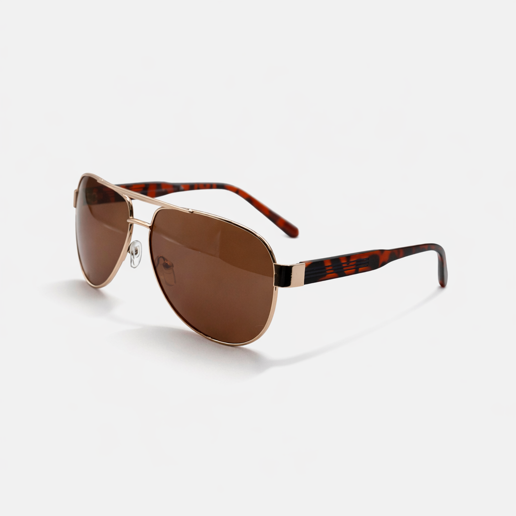 AVIATOR BROWN SUNGLASSES SUN154 J3167