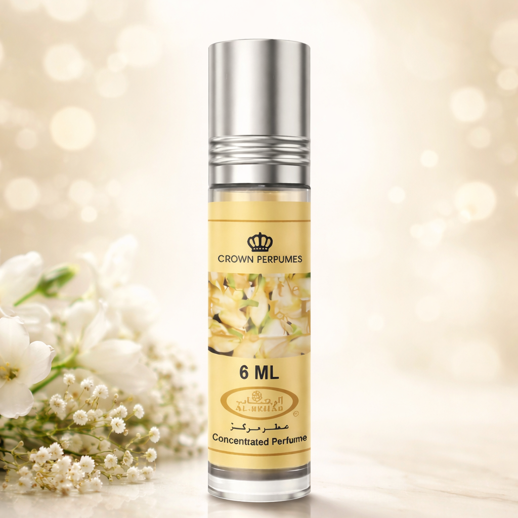 Al Rehab White Roll On Perfume 6 x Pcs 0.2FL.OZ For Unisex