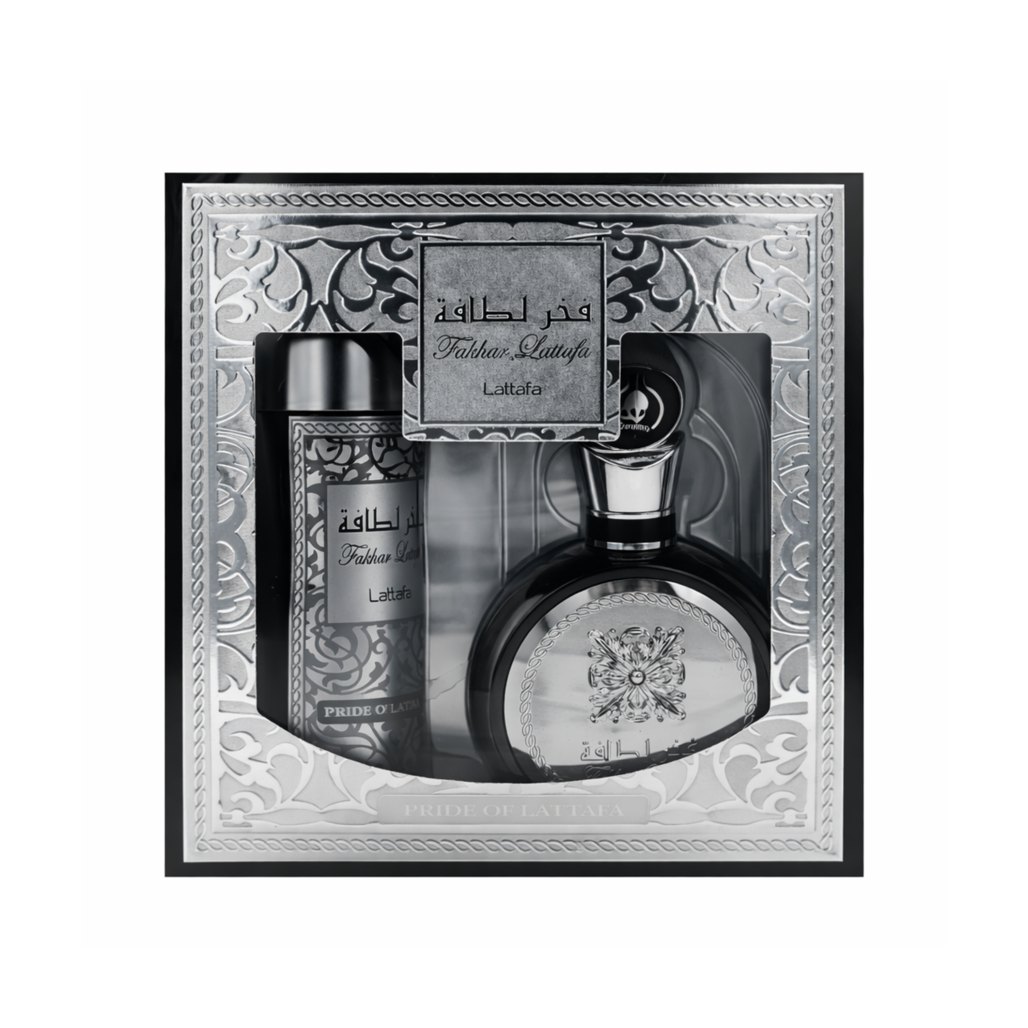 LATTAFA FAKHAR 2 PCS GIFT SET | 100ML EDP + 200ML PERFUME SPRAY LATTAFA FAKHAR 2 PCS GIFT SET | 100ML EDP + 200ML PERFUME SPRAY