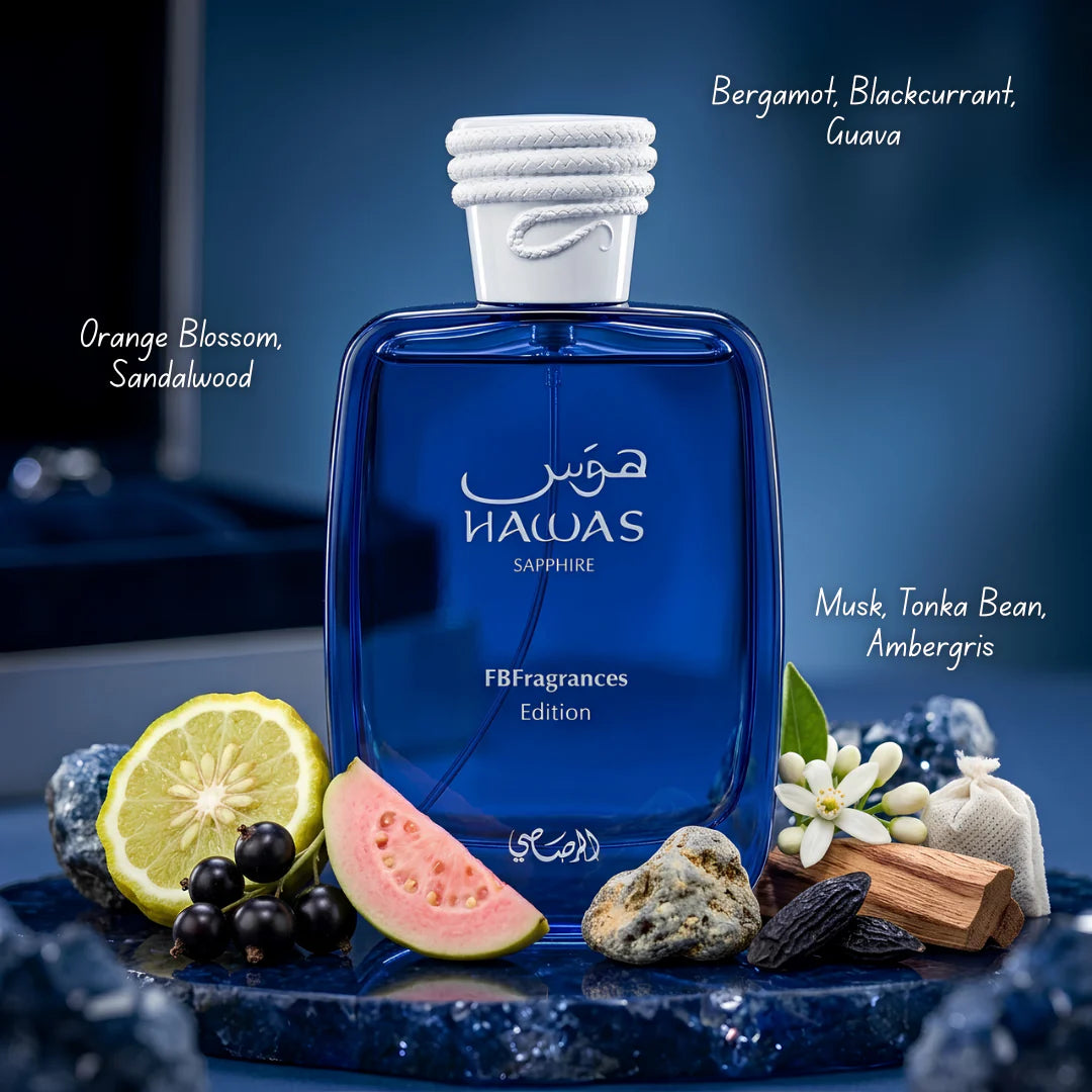 Rasasi Hawas Sapphire Eau De Parfum 3.4FL.OZ | 100ML