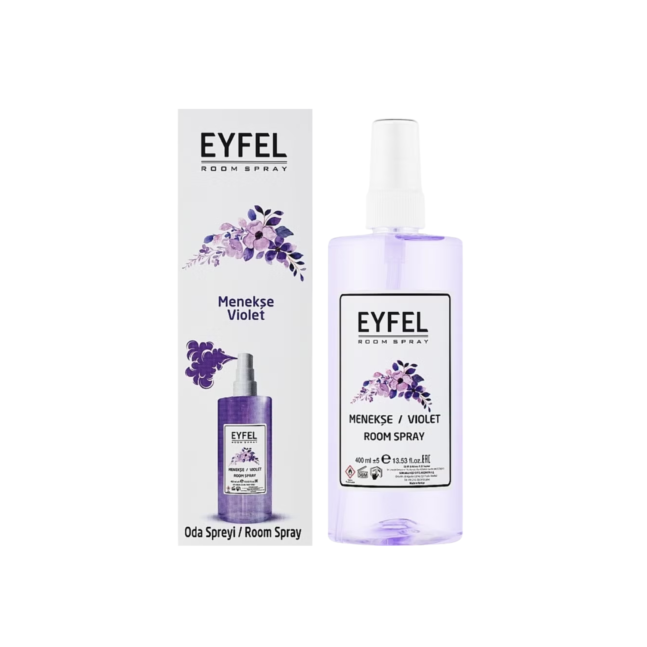 Ambientador en aerosol EYFEL con aroma a lavanda (Lavanda) 400 ml