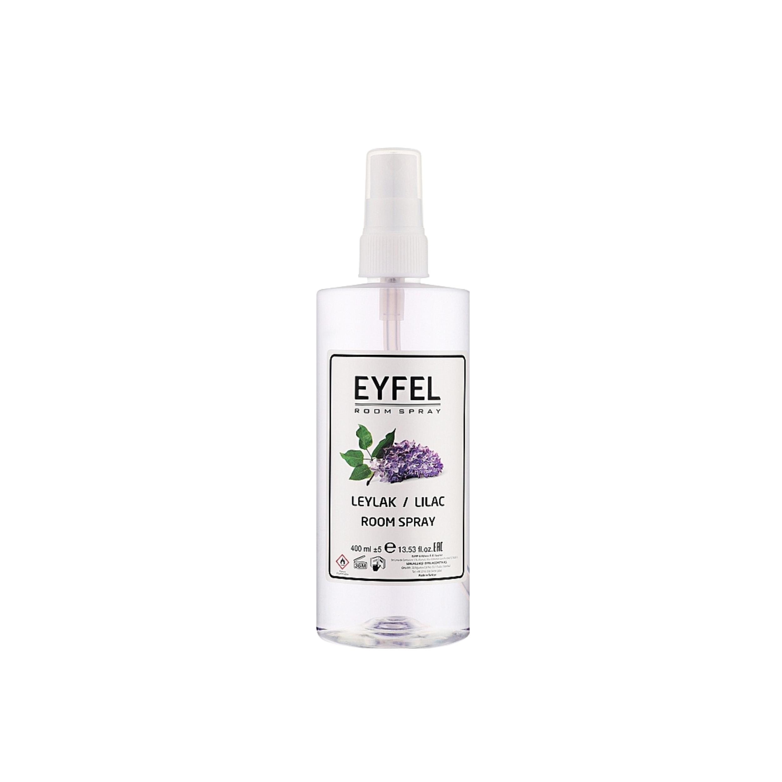 SPRAY DE HABITACIÓN EYFEL AROMA LILA (LEYLAK) 16.91FL.OZ | 400ML