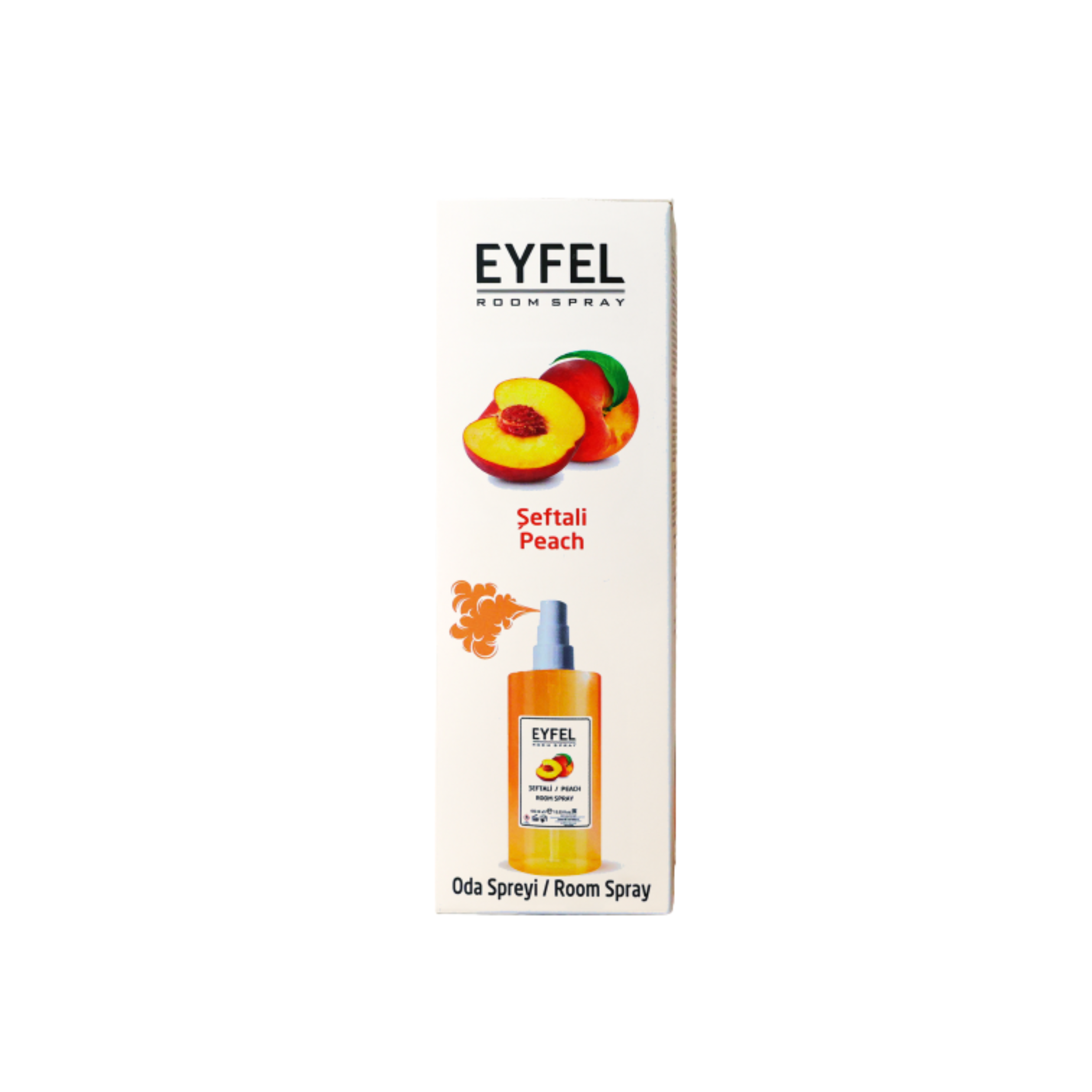 SPRAY DE HABITACIÓN EYFEL AROMA DE MELOCOTÓN (ŞEFTALİ) 13.53FL.OZ | 400ML