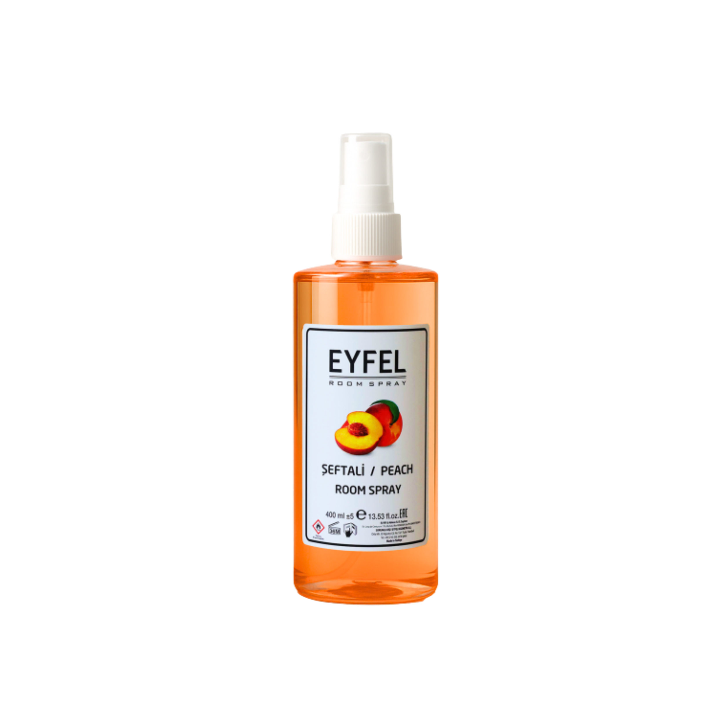 SPRAY DE HABITACIÓN EYFEL AROMA DE MELOCOTÓN (ŞEFTALİ) 13.53FL.OZ | 400ML