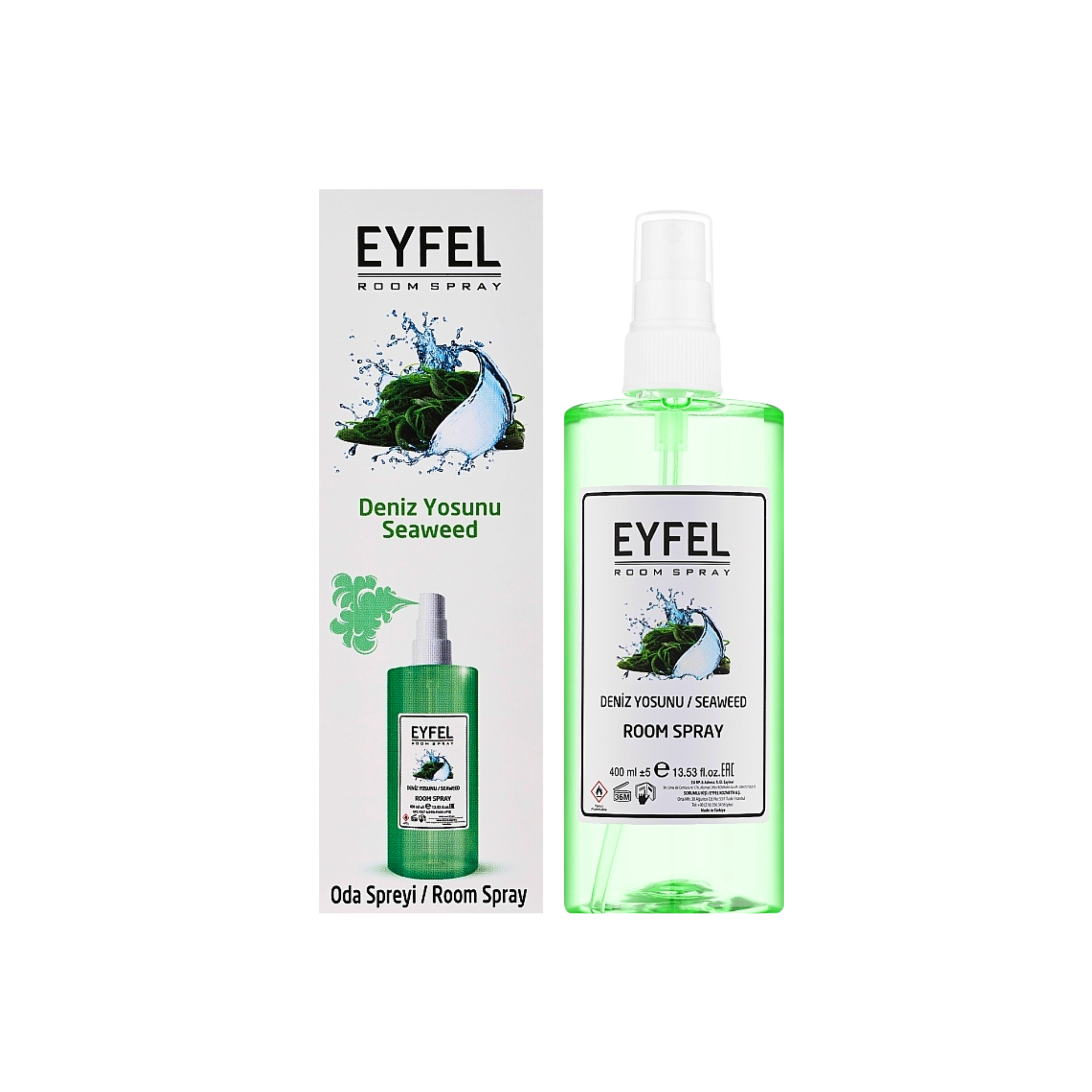 EYFEL ROOM SPRAY ALGAS MARINAS (DENİZ YOSUNU) AROMA 13.53FL.OZ | 400ML