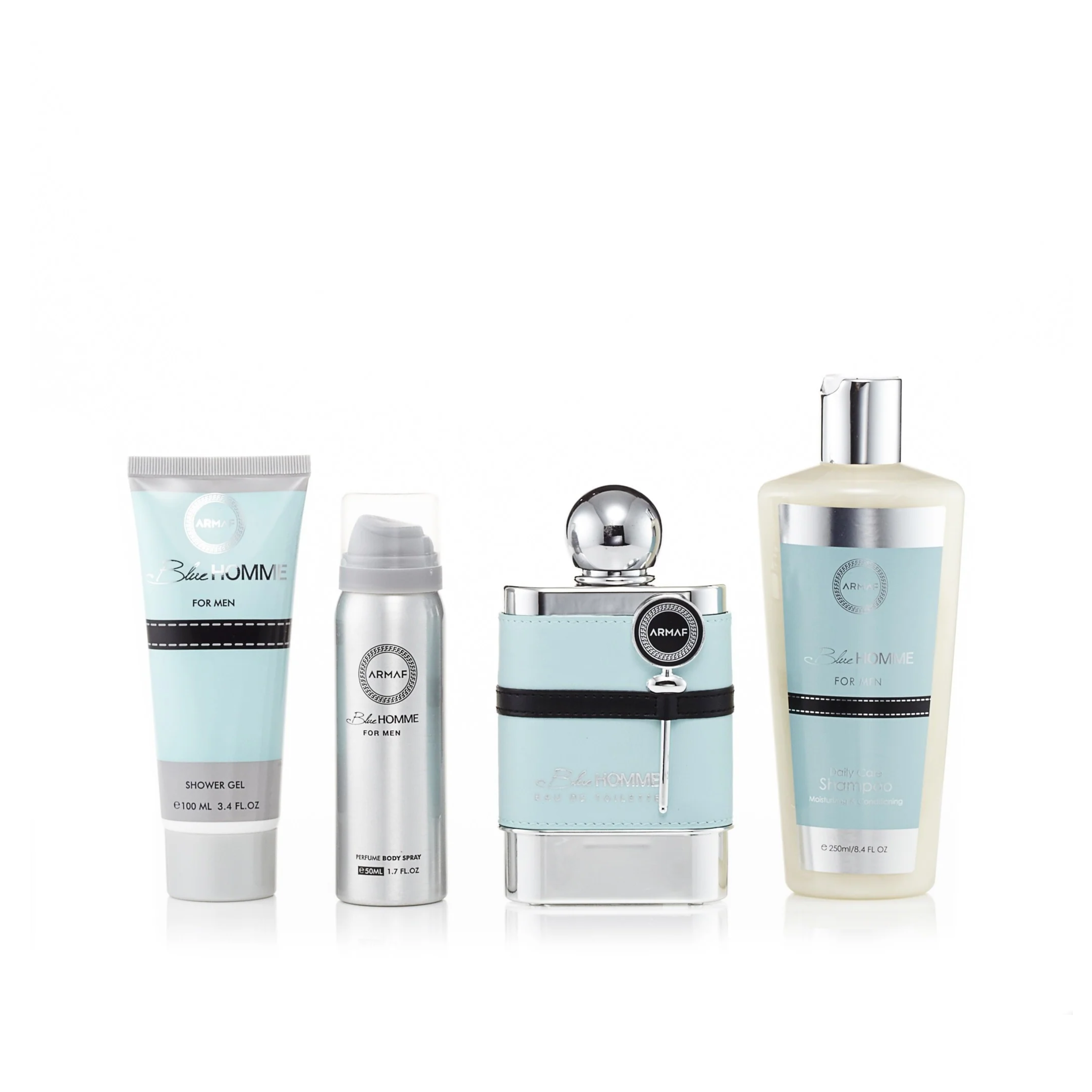 ARMAF BLUE HOMME GIFTSET (SHOWER GEL 3.4FL.OZ | 100ML, BODY SPRAY 1.7FL.OZ | 50ML, EDP 3.4FL.OZ | 100)
