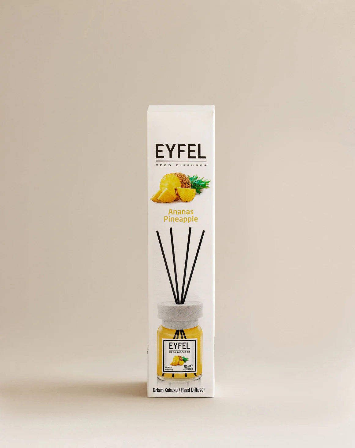 Eyfel Reed Diffuser Pineapple Scent 4.00FL.OZ