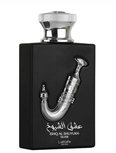 Lattafa Ishq Al Shuyukh Silver Eau De Parfum 3.4FL.OZ For Men